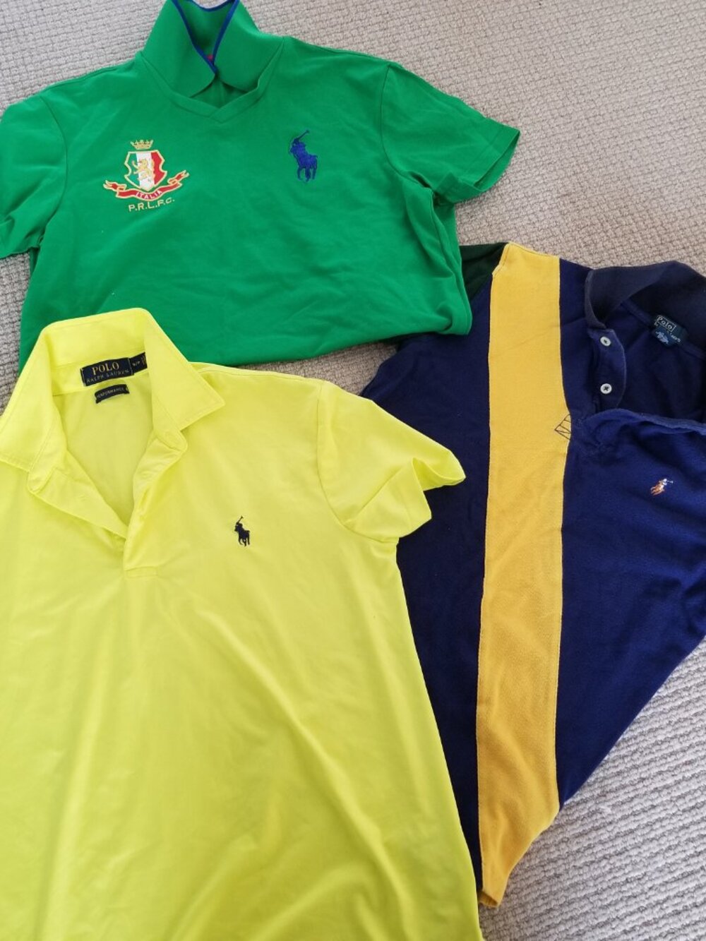 Bundle of 3 Authentic Polo Ralph Lauren Shirts - Like New - Size S (men/boy)